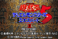 Yu-Gi-Oh! Duel Monsters 5 Expert 1 Title Screen